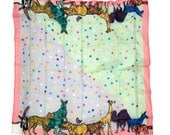 Animal Parade Silk Scarf