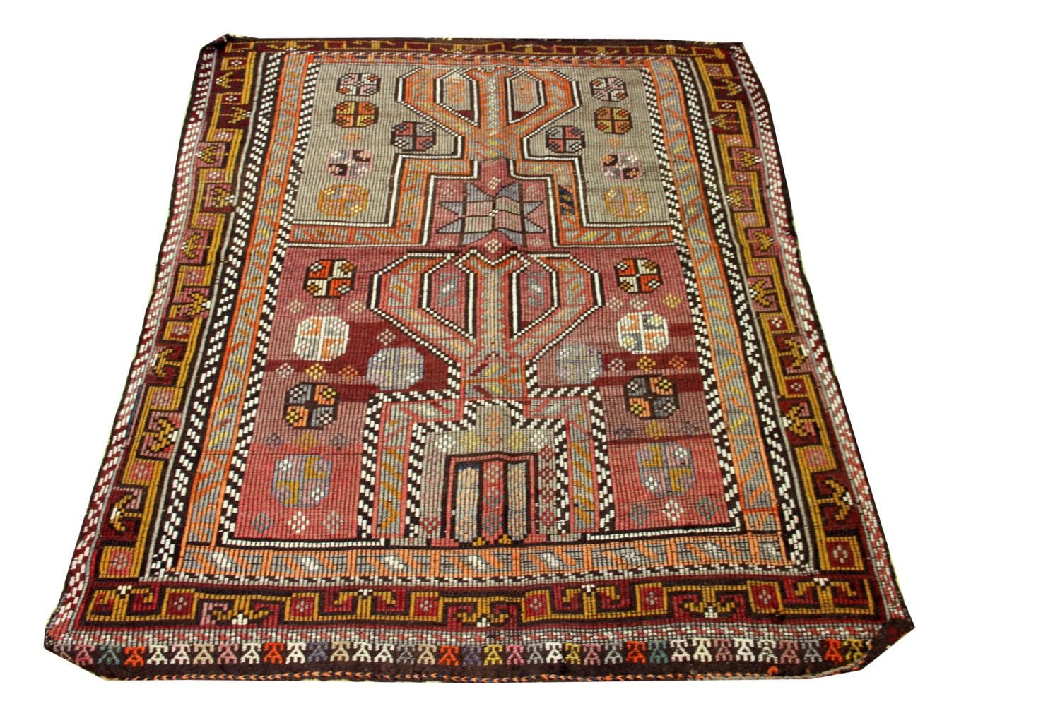 20 % SALE Hand Woven Turkish Kilim Rug Cicim ,Anatolian kilim Rug ,vintage,handwoven, decorative.Antique kilim Rug