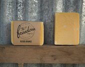 Blood Orange Soap, Palm Oil Free Soap, Vegan Soap, Handmade Soap, Cold Process Soap