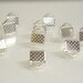 Silver plated end crimps 6mm x 6mm
