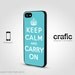 Keep Calm and carry on iPhone 5 Case - Blue Mint