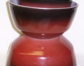 Anchor Hocking Fire King Brown Tone MIXING BOWL Set of Four Bowls