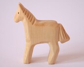 Foal, Waldorf Toy, Wooden Animal