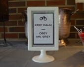 Fifty Shades of Grey Party Sign - Keep Calm and Obey Mr. Grey