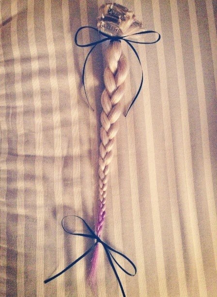 18" 100g CUSTOM Dip Dye Human Hair Extensions (CLIPS INCLUDED)