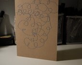 Embroidered A6 Greeting Card