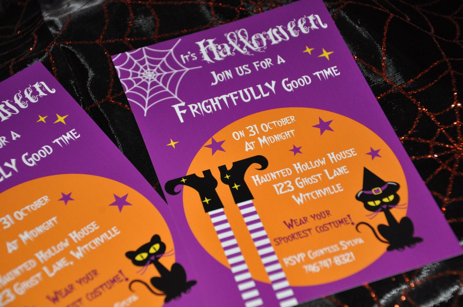 Halloween pdf printable PERSONALIZED party invitation Il_170x135