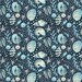 Tula Pink Salt Water Bubble Shells in Aqua 1/2 meter