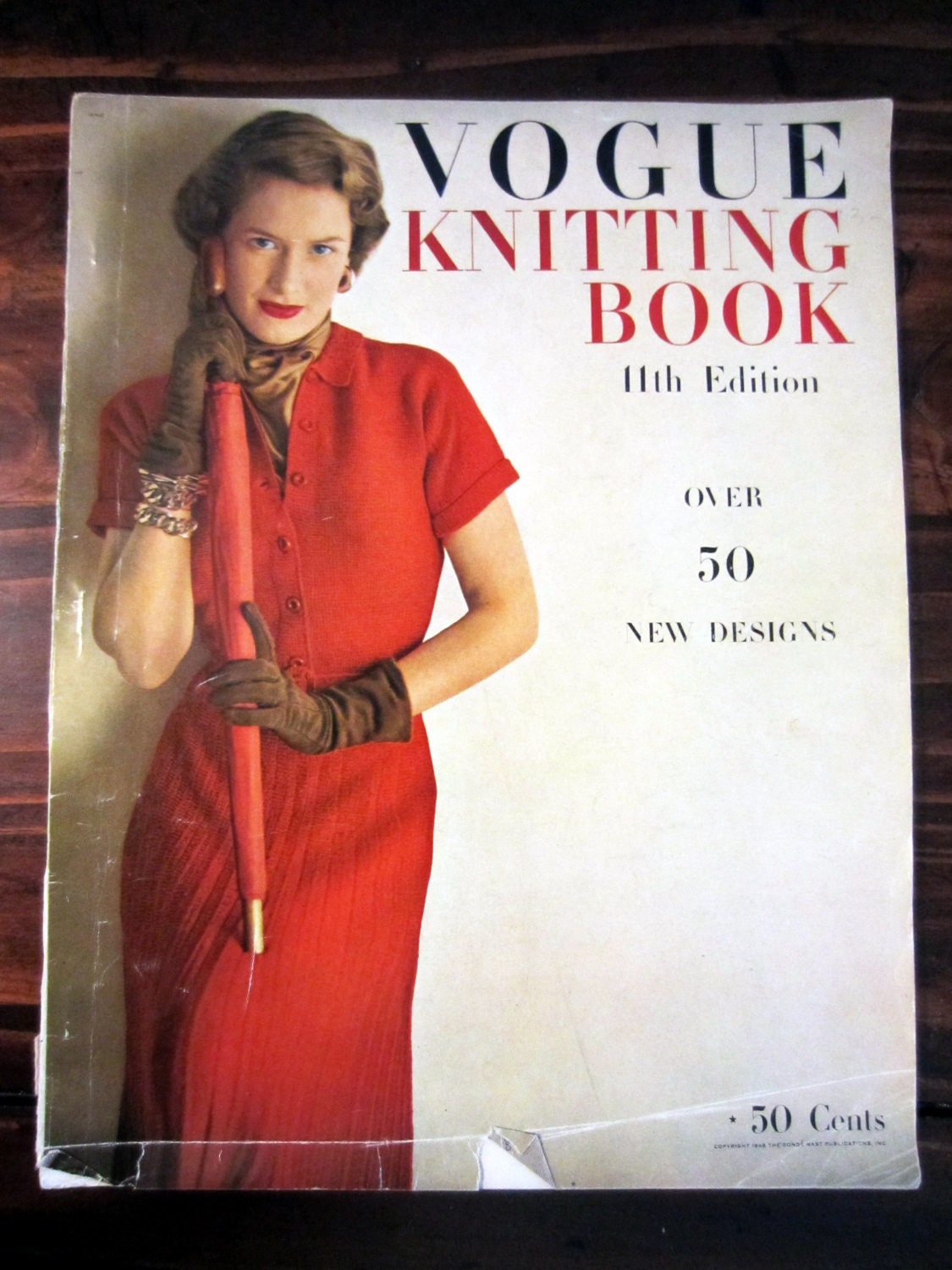 Vogue Knitting Book 11th Edition - Magazine - Patterns - 1948