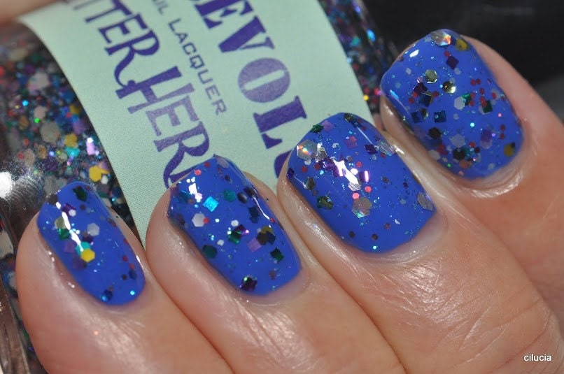Polish Revolution Glitter Herpes Nail Lacquer