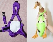 Made-to-Order OPEN TAIL Diaper Harness for Pet Ducks, Chickens, & Geese
