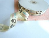 5 yards 16mm Baby's 1st Christmas Satin Ribbon PR-06