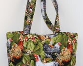 Large 12 Pocket Roosters and Chickens Pocketbook