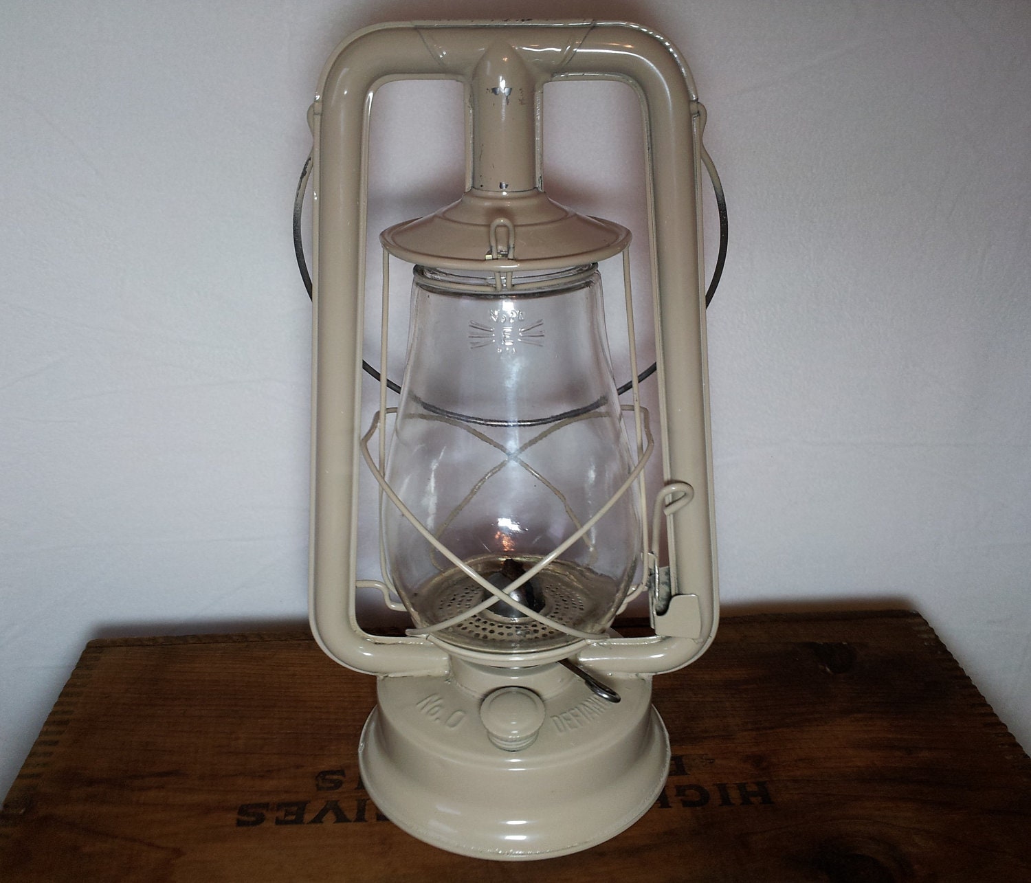 Vintage Embury Number 0 Defiance Barn Lantern