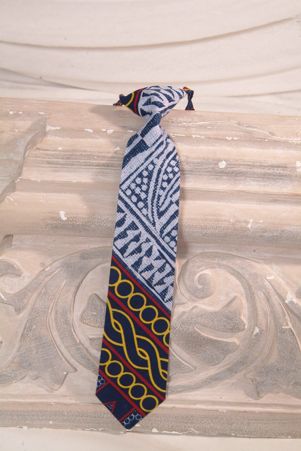 Atoghu print  boy Tie