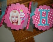 Barbie Happy Birthday Banner and Decorations