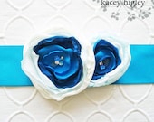 Sample Sale, ready to ship flower sash lovelies