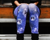 SPACE CATS leggings digitally printed Supayana
