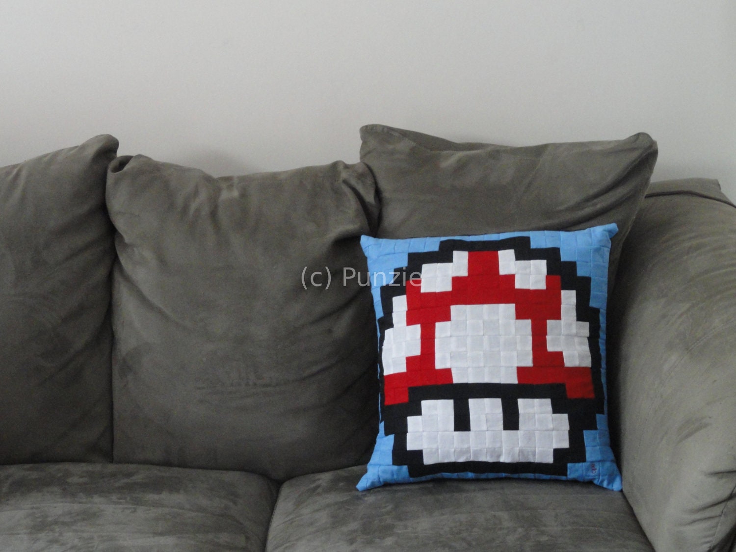 Super Mario Bros power-up pillow