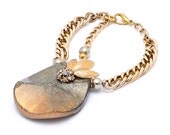 Faceted Pyrite Chain Bracelet