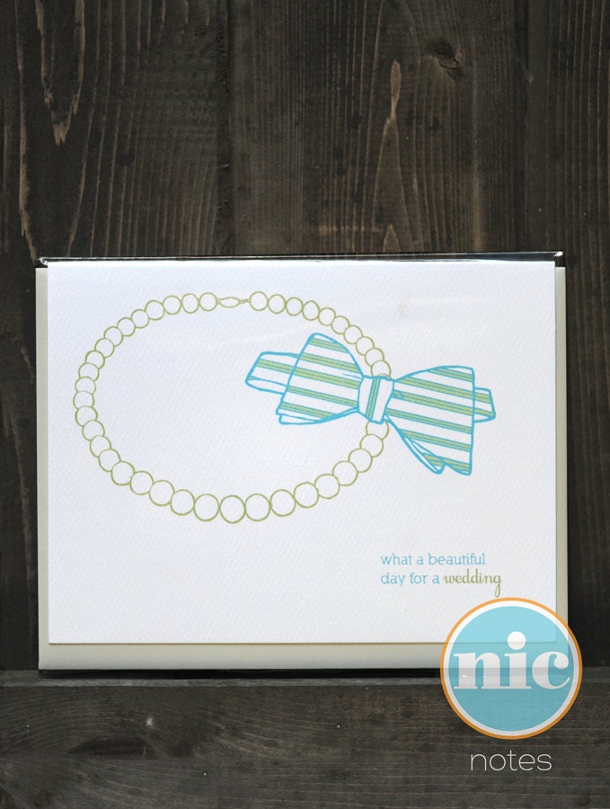 What a Beautiful Day For A Wedding - Wedding Card