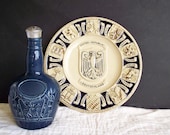 Vintage TheWalt Western Germany Decorative Plate - Bundes Republik Deutschland