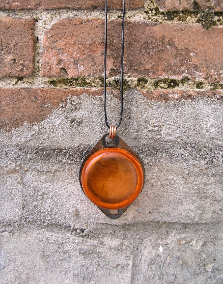Industrial Necklace, Steampunk Unisex Pendant, Urban Jewelry
