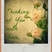 Photograph Blank Greeting Card Thinking of You With Love