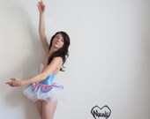 prima ballerina costume . swan lake . tutu AND roses .extra small.xs.xxs
