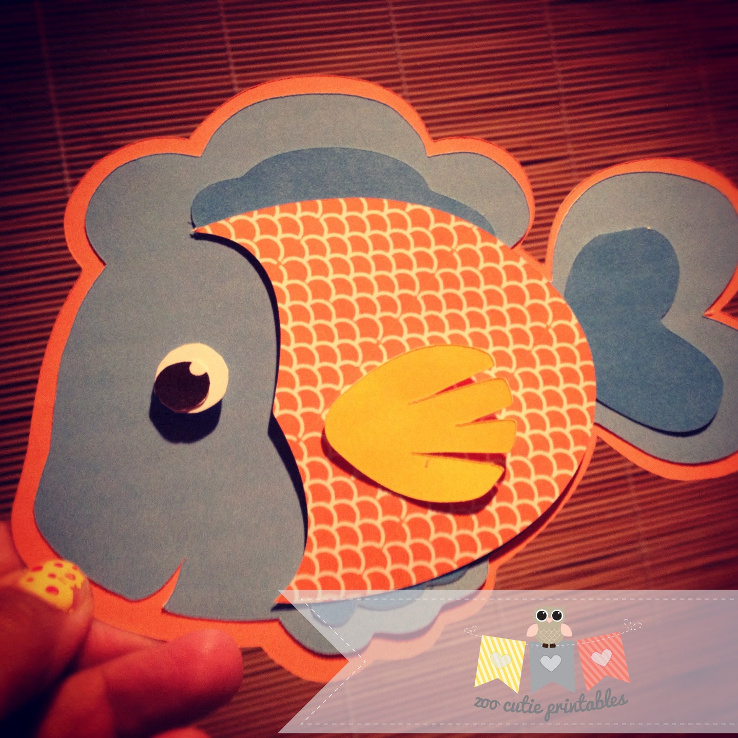 DIY Fish Invitations