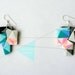 RESERVED - tangram drops - custom order for Vlatka
