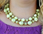 Double Strand Beaded Necklace