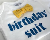 1st Birthday Boy Outfit Cake Smash Bow Tie Onesie First Birthday Shirt for Boys