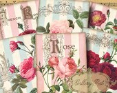 COTTAGE GARDEN Digital Collage Sheet Printable Gift Tags Scrapbook Cards Jewelry Holders Paper Crafts GalleryCat CS206