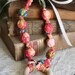 Teething Ring Necklace for Breastfeeding/Nursing Necklace, Teething Necklace, Babywearing, Fabric Necklace