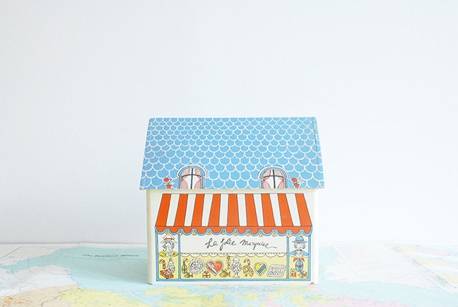 Vintage Jewelry Box - French Candy Shop by Earl Bernard