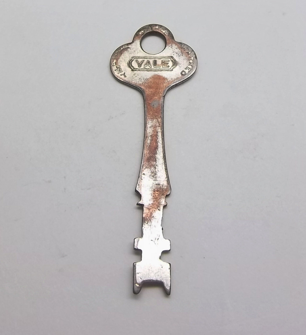 Vintage Long Yale Flat Lock Key Skeleton Key Steampunk Gothic