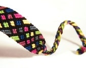 Handwoven Multicolored Friendship Bracelet - woven bracelet gift for best friends