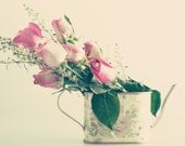 Spring decor, nursery art, nursery decor, nursery print, spring, love, photography, retro, vintage, pastel, pink, rose