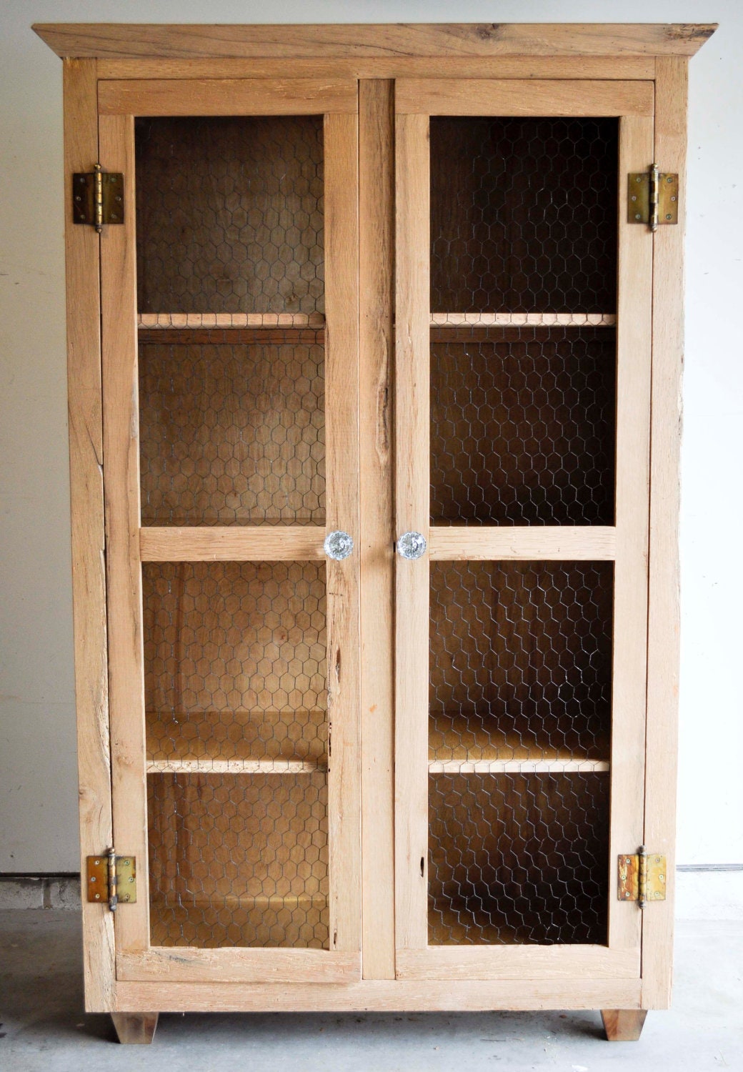 Reclaimed oak and birch Armoire