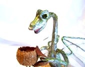 Mint, the Zen Dragon: Fairy Dragon Art Doll