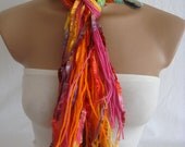 Fringe Scarf Knotted Scarf