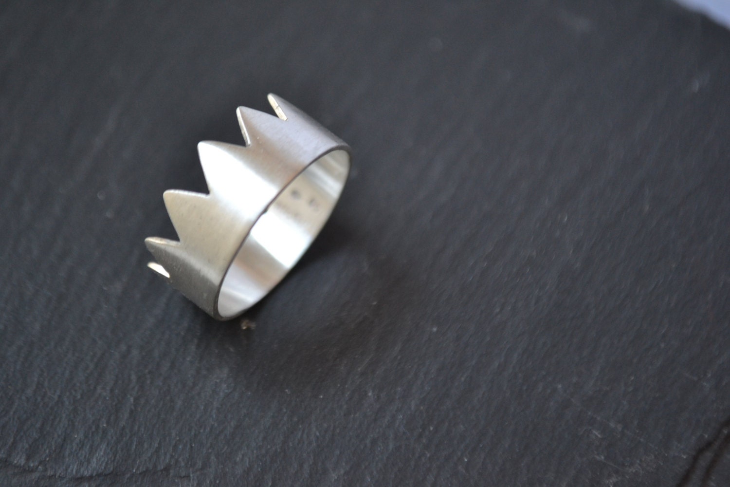 Mi Reyyyyyyyyyyyy,  silver ring, sterling wedding band