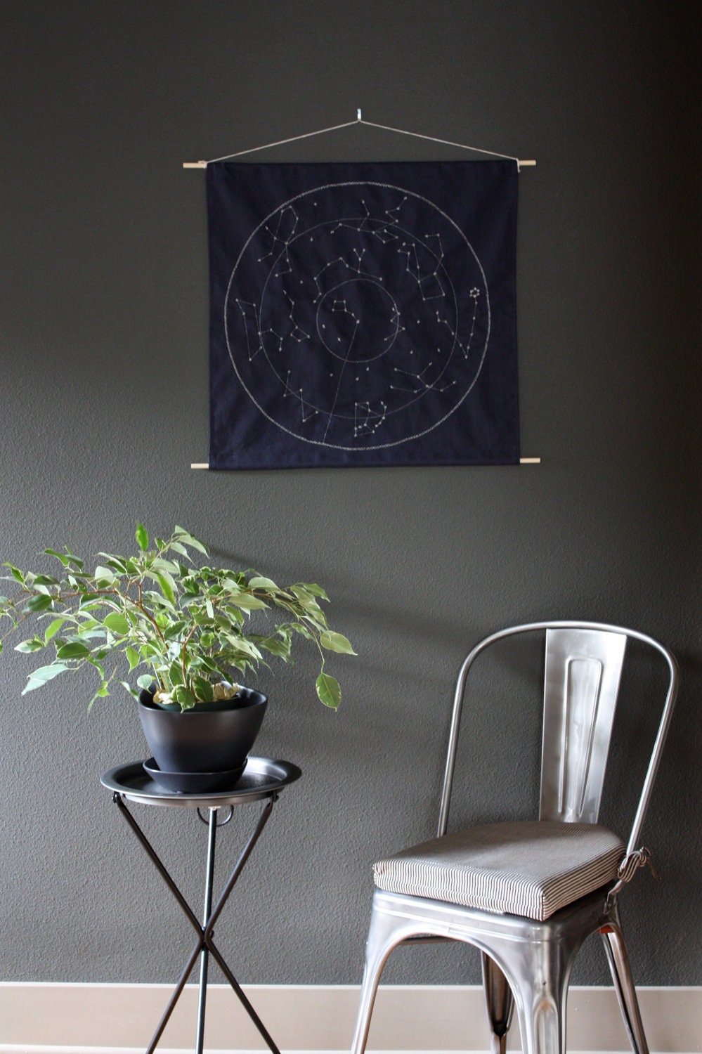 Constellation Map Fabric Wall Hanging