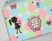 Kawaii Lovely Punch Padded Zippered Pouch -- Pastel (Camera / IPod / Cell Phone Case)