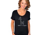 Master of Disguise White Bella Flowy Simple T-shirt