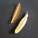 2 Feather bobbies -  feather charm, bobby pins, woodland, fairy, earthy, hair accessories