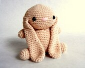 Cotton Bunny Crochet Plush Toy Ecru