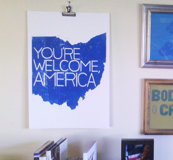 you're welcome, america, ohio poster