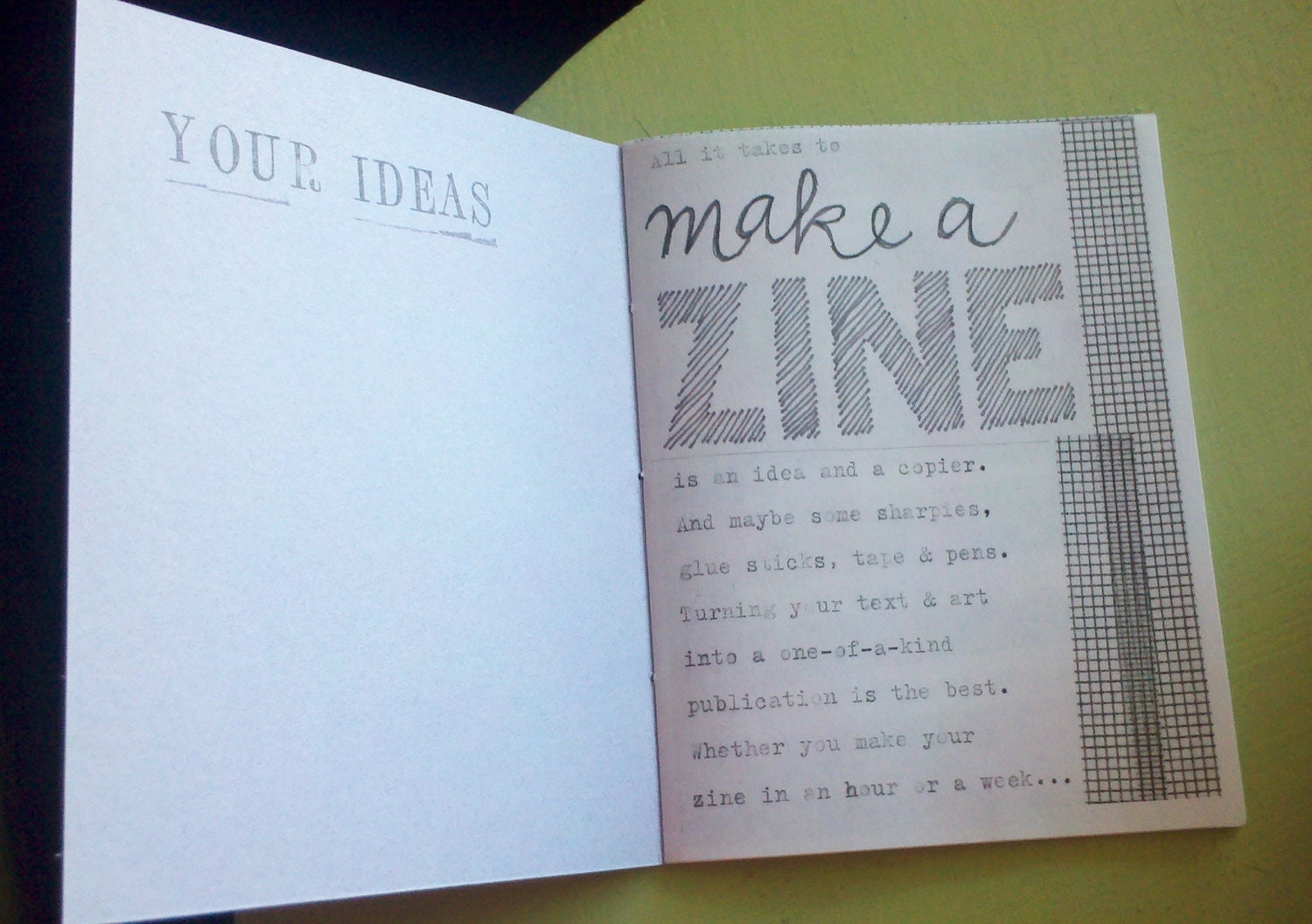 Zine Ideas